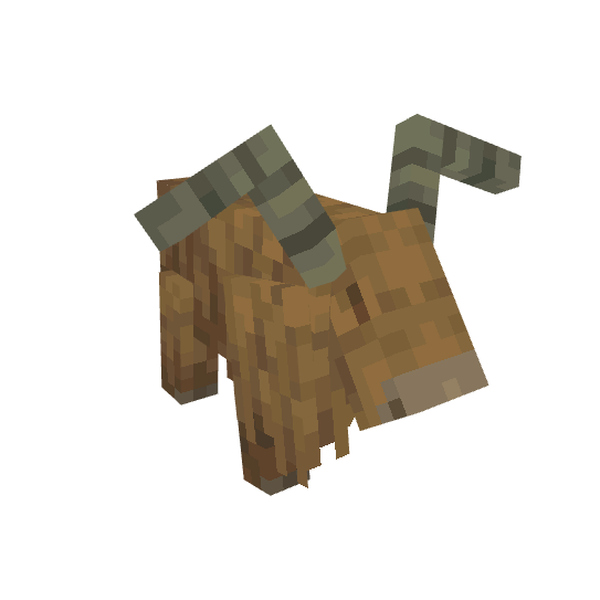 Male Grimwool sheep [Wild Bond], voxel model preview