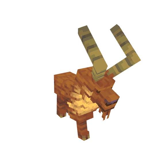 Male Ibex [Wild Bond], voxel model preview