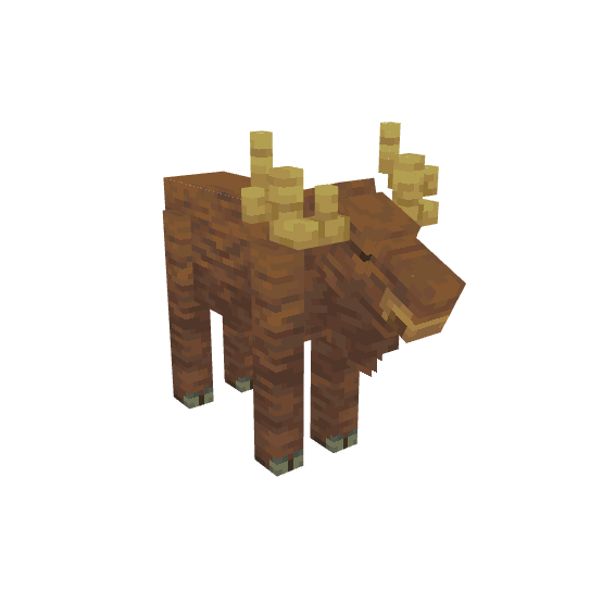Moose [Wild Bond], voxel model preview