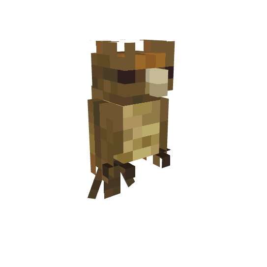 Nightjar, voxel model preview