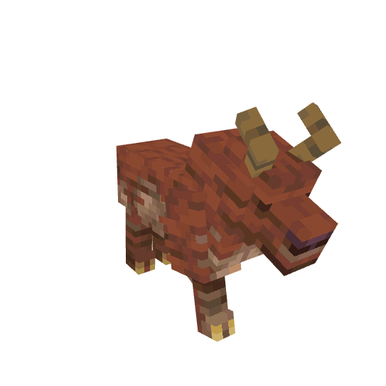 Female Ibex [Wild Bond], voxel model preview