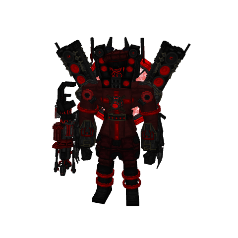 Titan SpeakerMan 3.0, voxel model preview