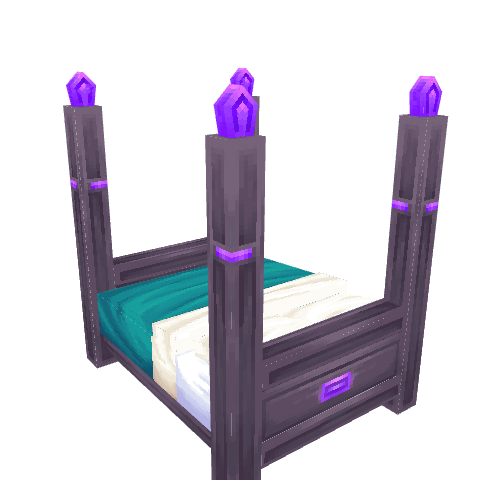 Thunder Bed, voxel model preview