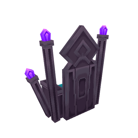 Thunder Throne, voxel model preview