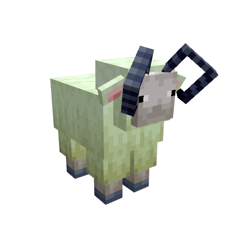 Celestial Caprine, voxel model preview