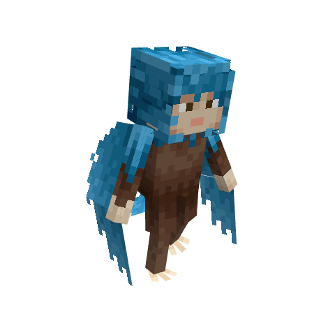 Harpy, voxel model preview
