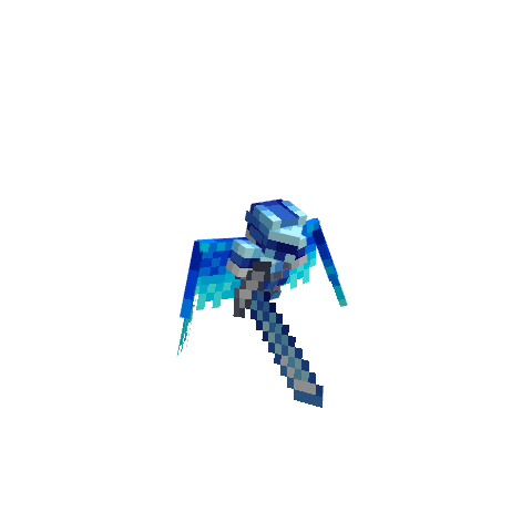 Permafrost champion, Zacariel, voxel model preview