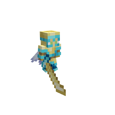 Pix Knight, voxel model preview
