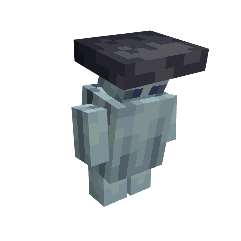 Black Mushriam, voxel model preview