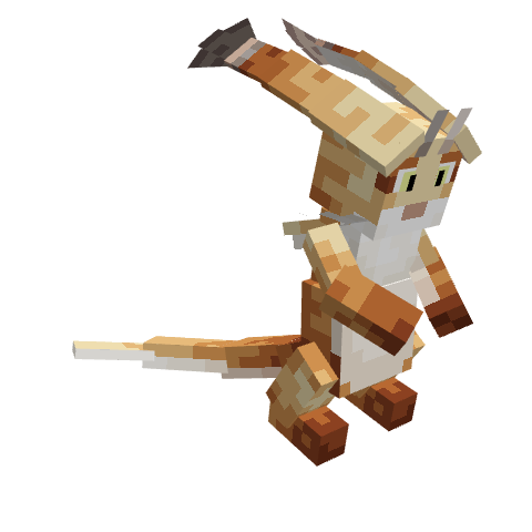 Baby Dragon Irushia, voxel model preview