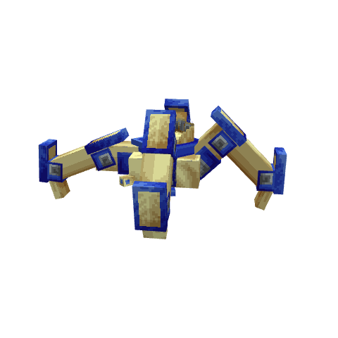 Starcraft Dragoon, voxel model preview