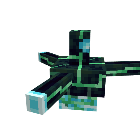 Scorite Golem, voxel model preview