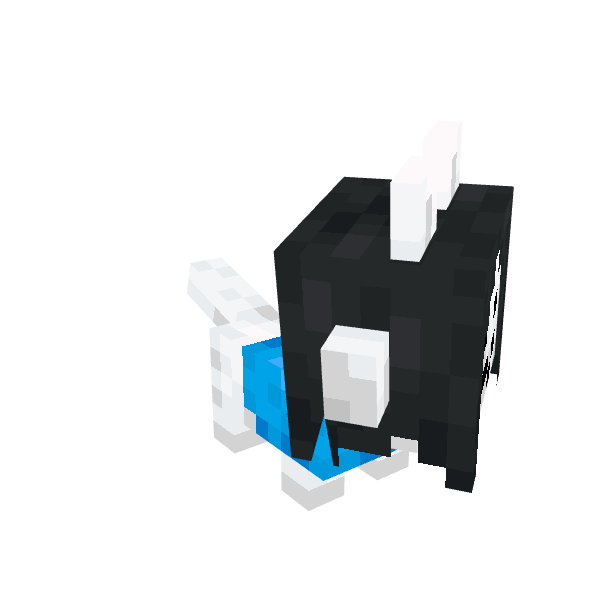 Temmie, voxel model preview