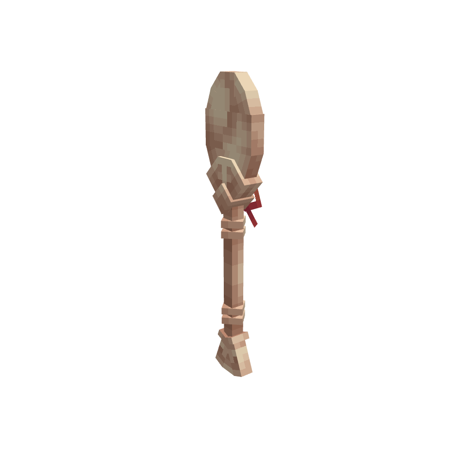 Spoon, voxel model preview