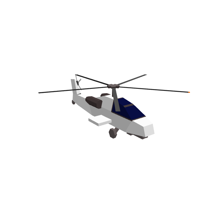 Heli, voxel model preview