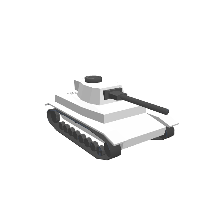 Tank, voxel model preview