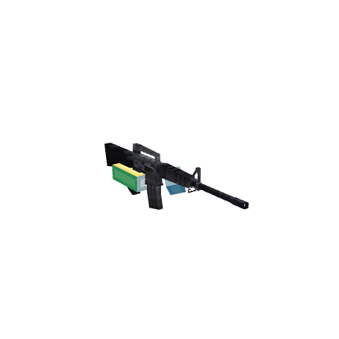 M16, voxel model preview