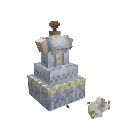 Dress Stand, voxel model preview