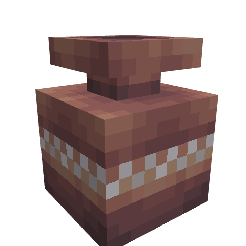 Terracota Pot, voxel model preview