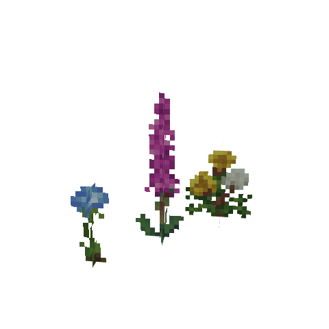 Flowers!, voxel model preview