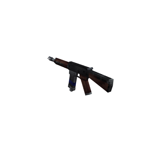 Survival AR-15, voxel model preview