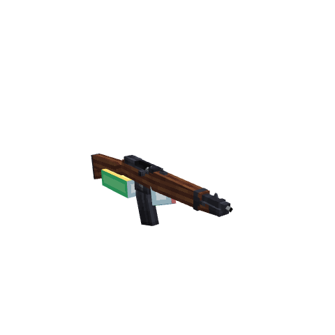 Breda M1935PG, voxel model preview