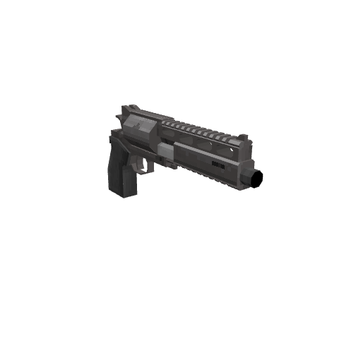 Rsh-12 (Reskin for TAC Lesraisins "Angel" Revolver), voxel model preview