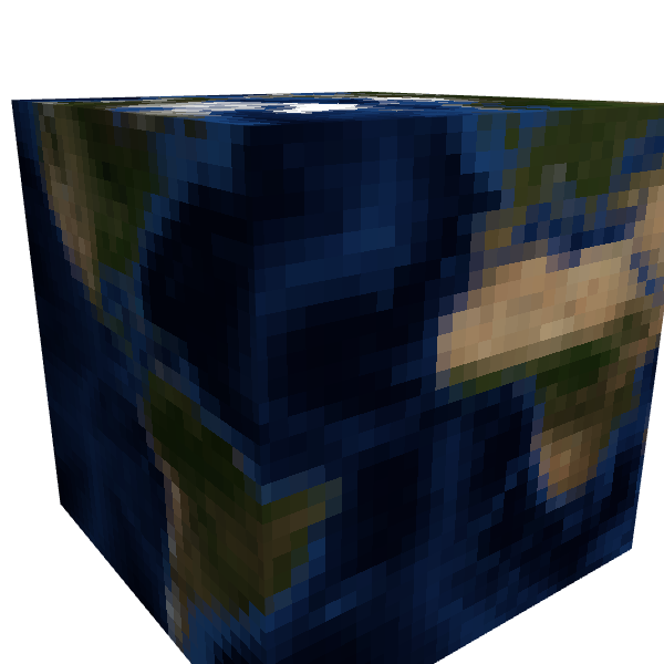 Earth，体素模型预览