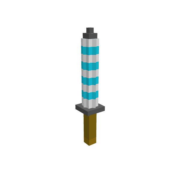 Lance, voxel model preview