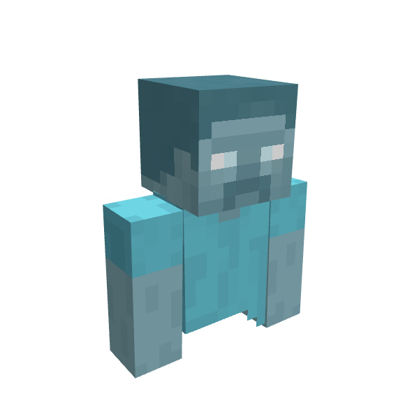 Ghost Steve, voxel model preview