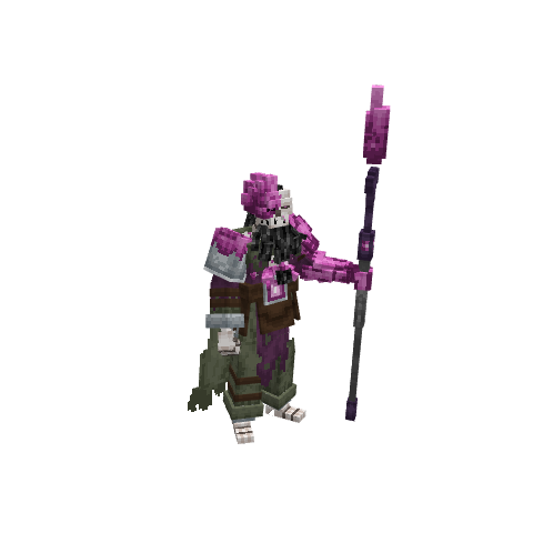 Skeleton Lord, voxel model preview