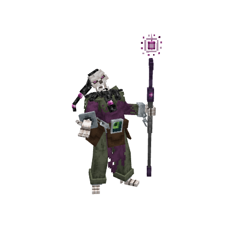 Skeleton Lord, voxel model preview
