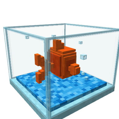 Pez Y Pecera, voxel model preview