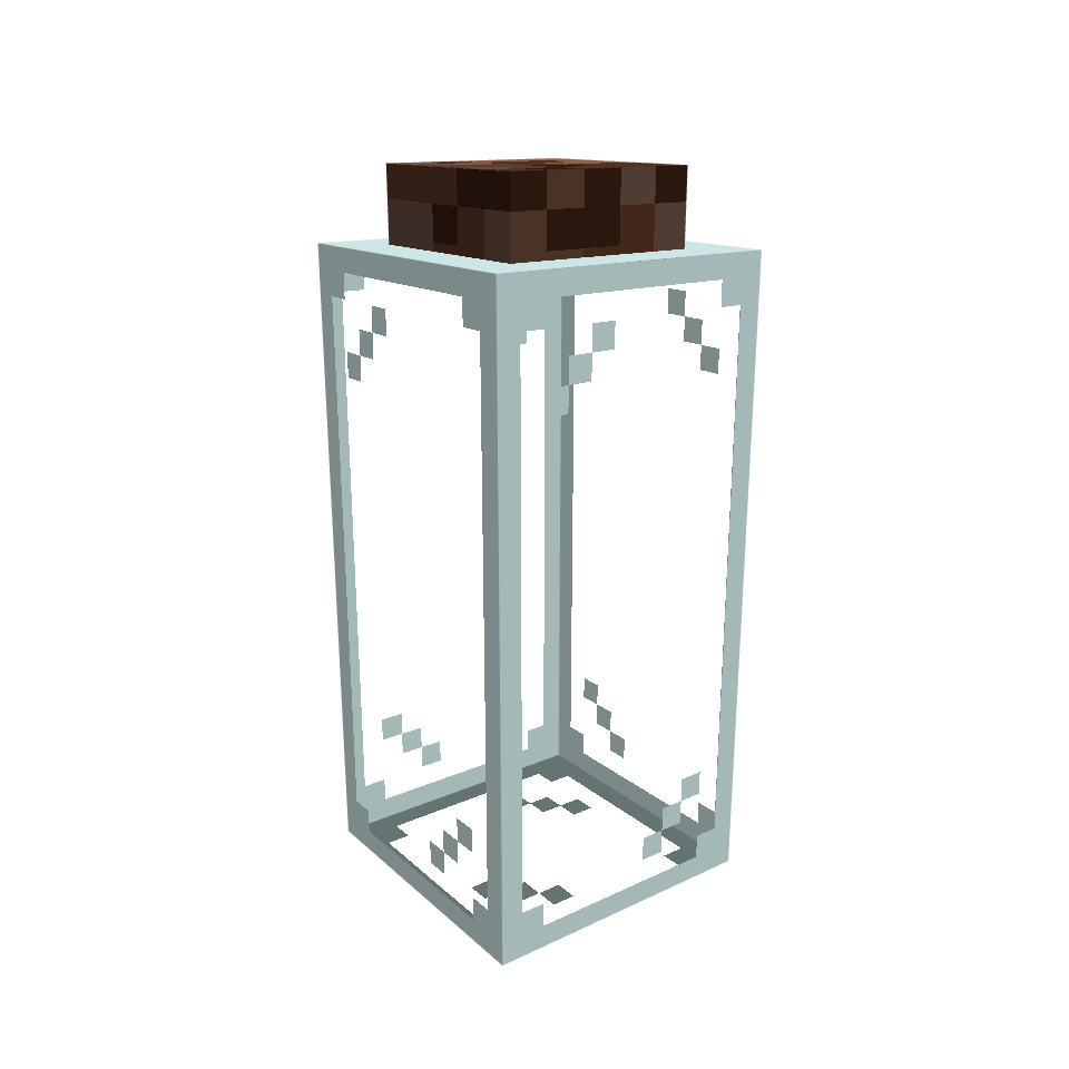 Glass Jar, voxel model preview