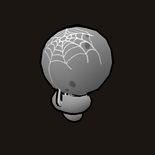 TaintedLost rendered in Workshop with black outlines around its head and body